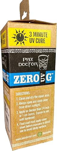 Miniatura 5 de Phix Doctor Kit de reparación de tablas de surf epoxipolivinílico de relleno de espuma UV Zero G