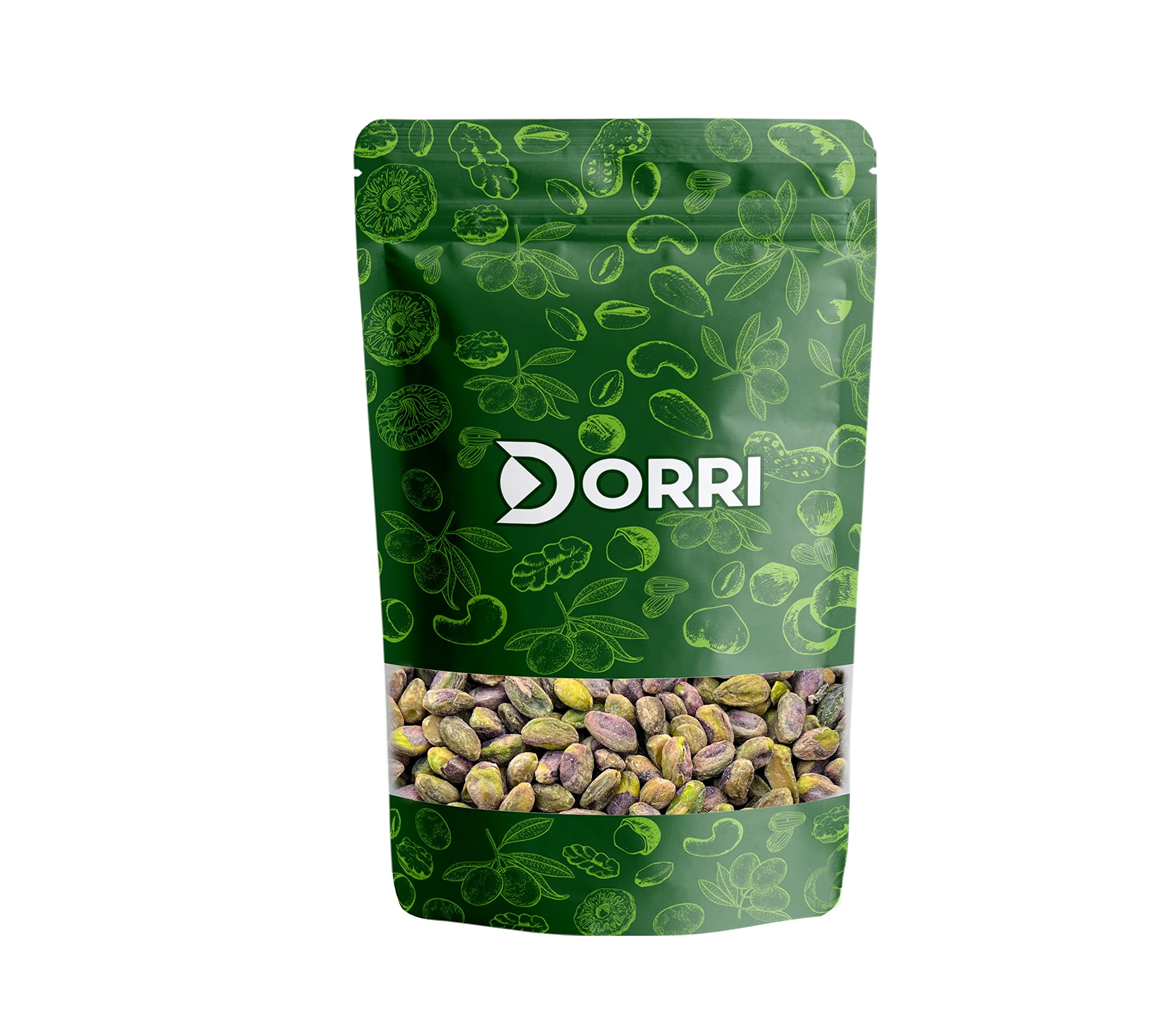 Dorri - Salted Pistachio Nuts - Roasted and Salted Pistachio Kernels 100g | No Shells, Roasted & Salted Nuts, Premium Quality, Healthy Snack, Party Snack, Source of Protein (From 100g to 2kg)