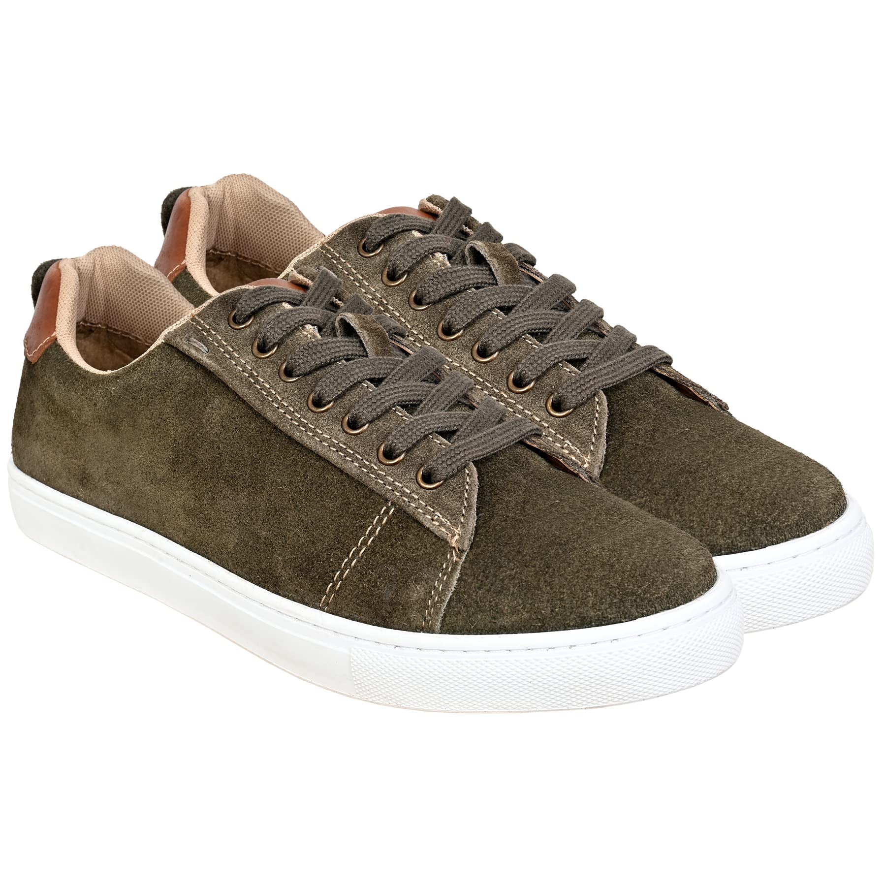 HX London Suede Lace-Up Sneakers for Men Olive (B0BVRGJSJP) Amazon Price History, Amazon Price Tracker