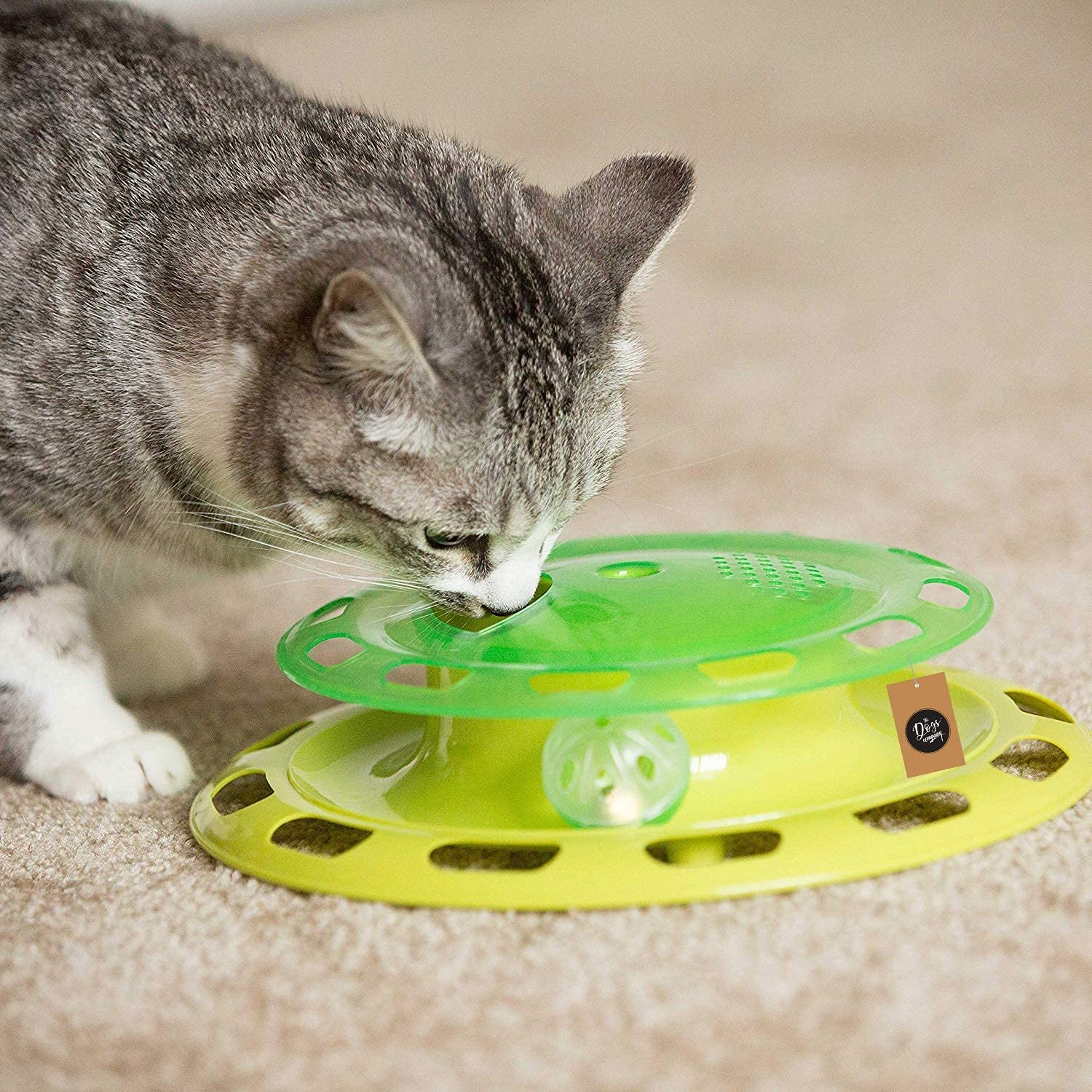 The Pets Company Interactive Cat Ball Toy with Feeder, Kitten Feeder Toy for Cats and Kitten (B09HHPTLTX) Amazon Price History, Amazon Price Tracker