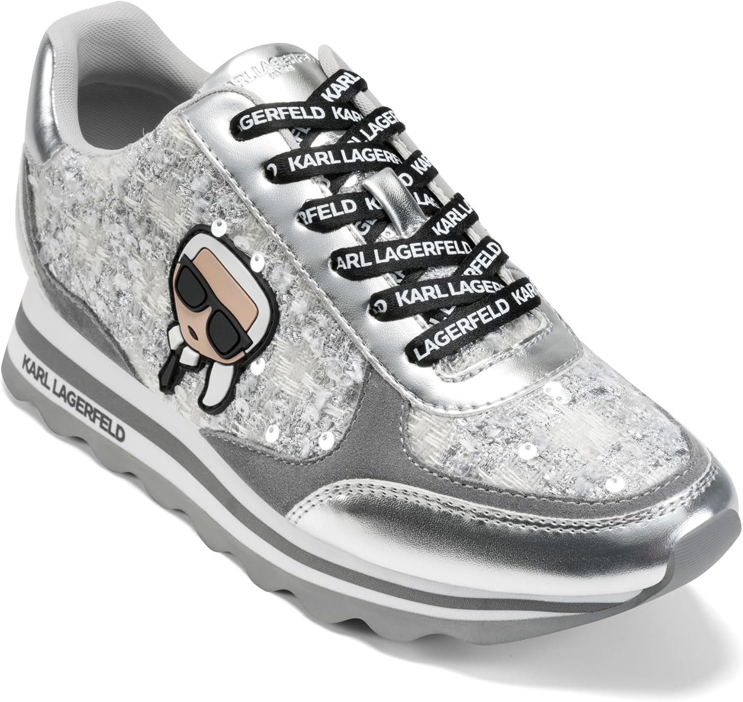 KARL LAGERFELD Women's Meade Lace Up Sneakers