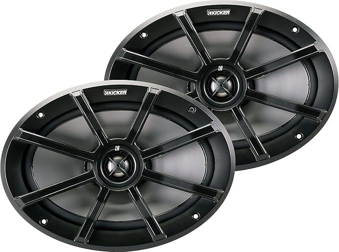 KICKER 46HDBLVB Parlantes 6x9 Pulgadas y Tapas Bolsa para Harley Davidson miniatura 5