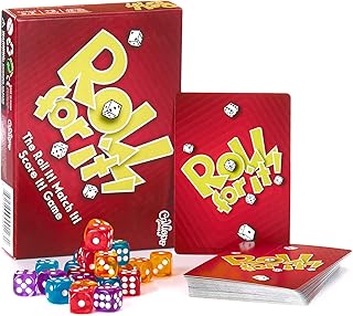 Calliope Roll for It! – Fast Dice Rolling Game of Luck & Strategy for 2–4 Players Ages 8+ | Quick Family Board Game Night Fun - Red Edition