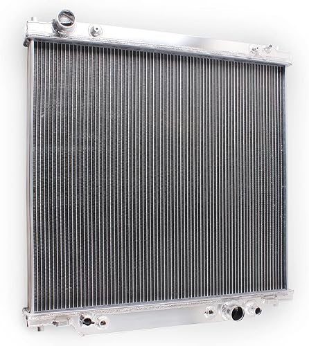 LUXERAD Radiador de aluminio completo para Ford Excursion 2000-2005 6.8L 7.3L,1999-2004 Ford F-250 F-350 F-450 F-550 Super Duty 6.8L 7.3L,1999-2004
