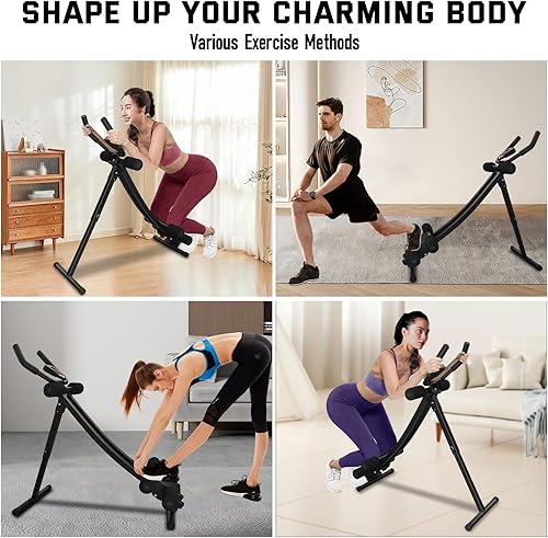 Miniatura 6 de Equipo de entrenamiento abdominal, máquina de abdominales ajustable, entrenamiento de cuerpo completo para gimnasio en casa, equipo de ejercicio de