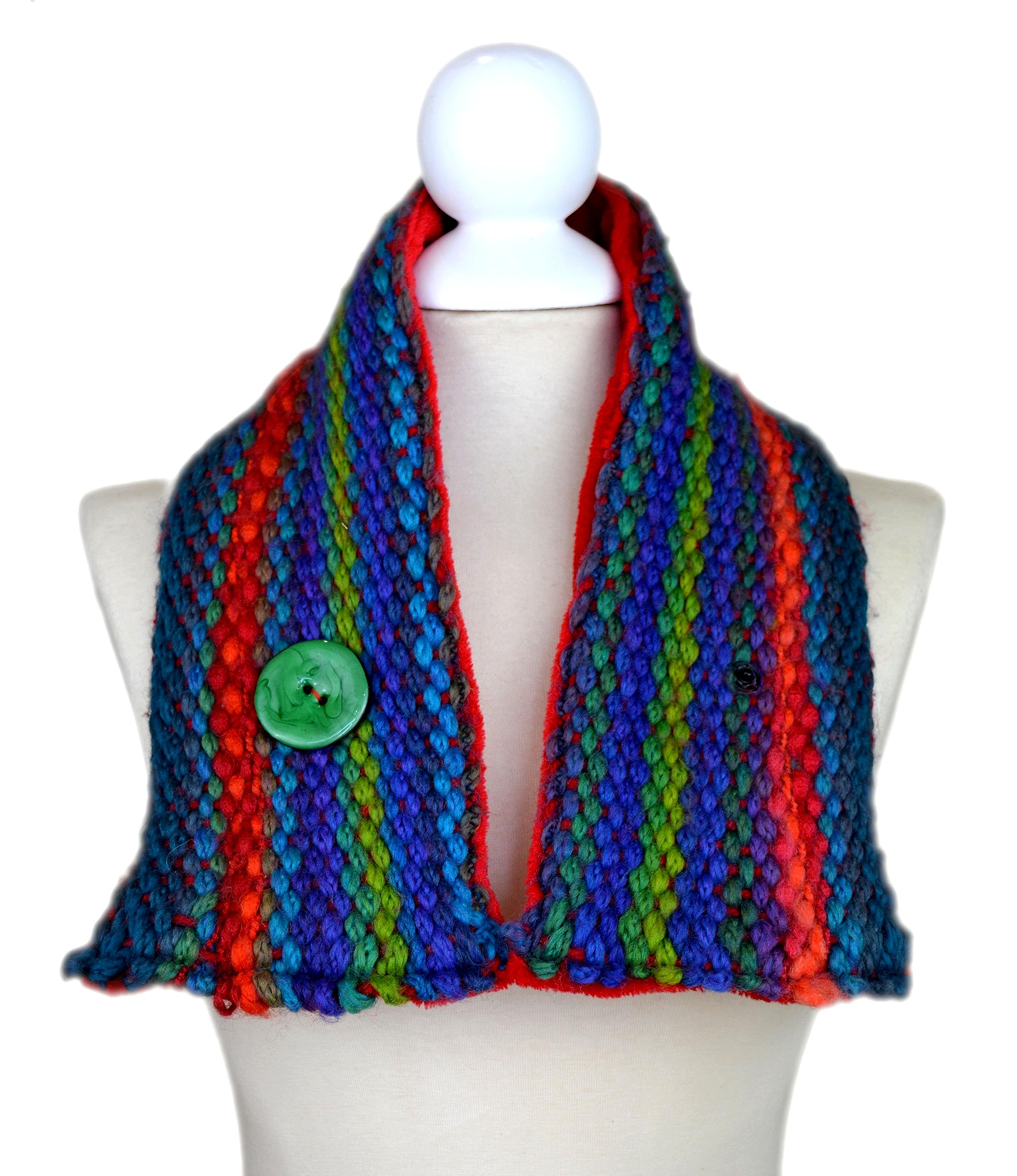 Cuello tejido a mano para mujer. Bufanda tejida a mano para mujer.