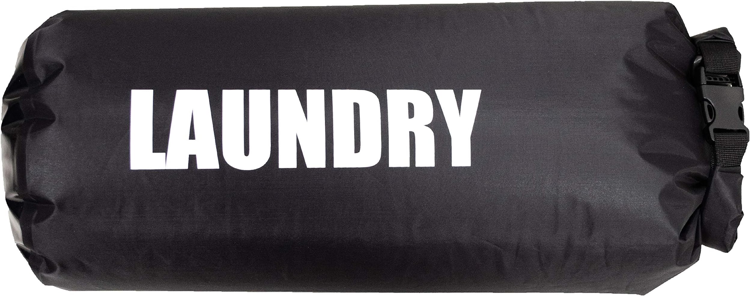 Space-Saving Travel (Dirty) Laundry Bag, 15L, Black, by Eastside Essentials
