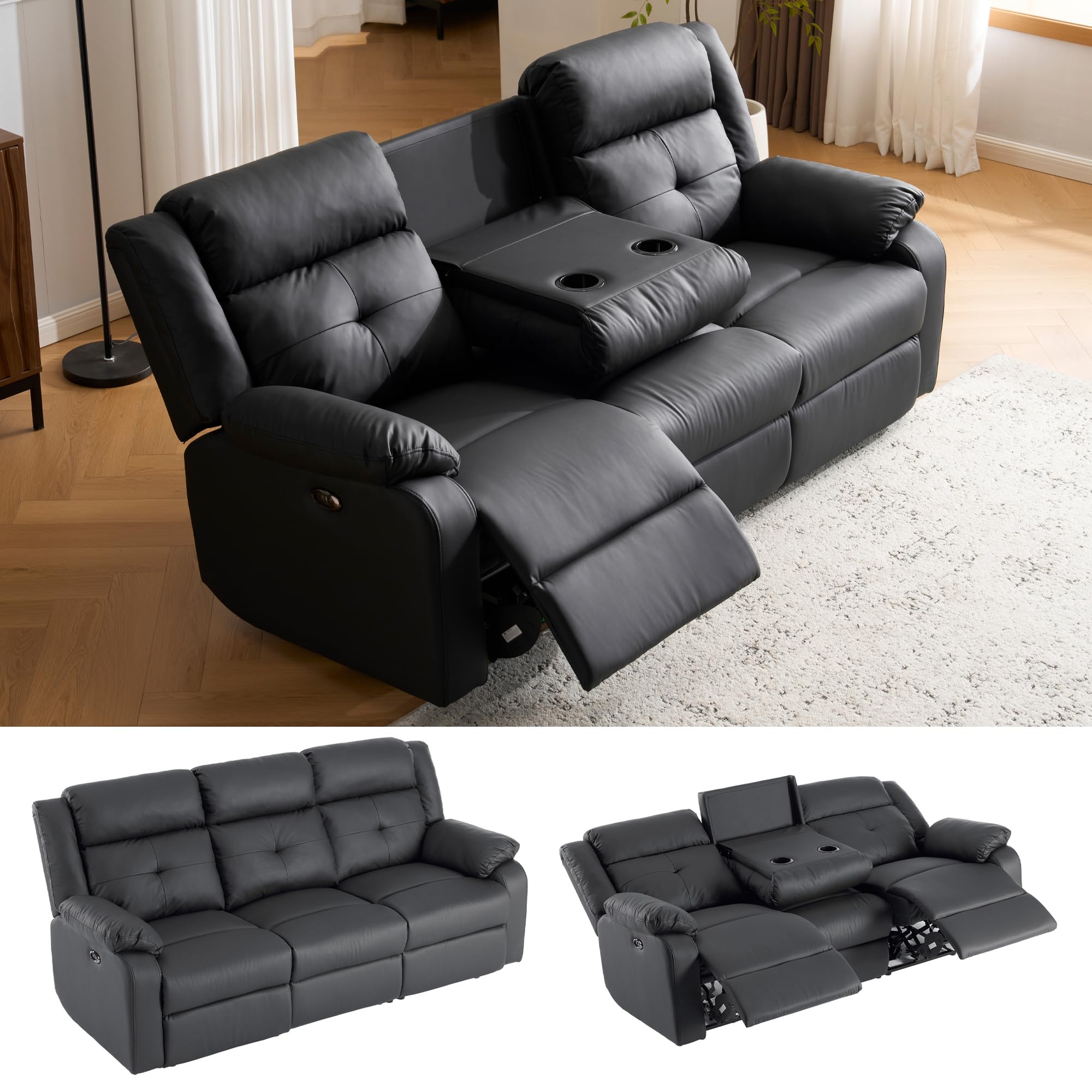 Amazon｜電動リクライニングソファ 2人掛け 3人掛け 左右独立調節 電動