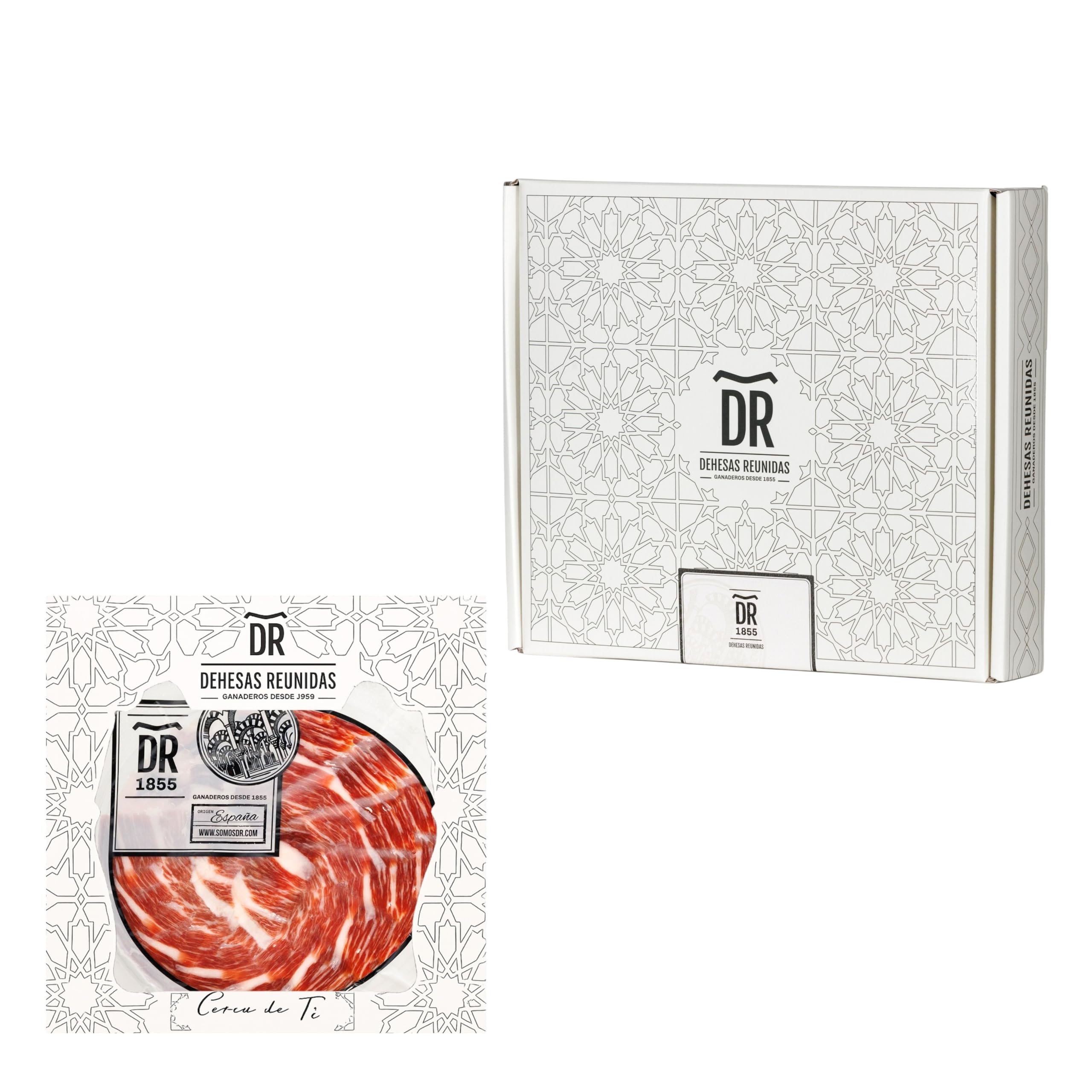 Dehesas Reunidas Jamón de Bellota 100% Ibérico Loncheado a Cuchillo - PACK 5 SOBRES de 80 g - Curación Artesanal