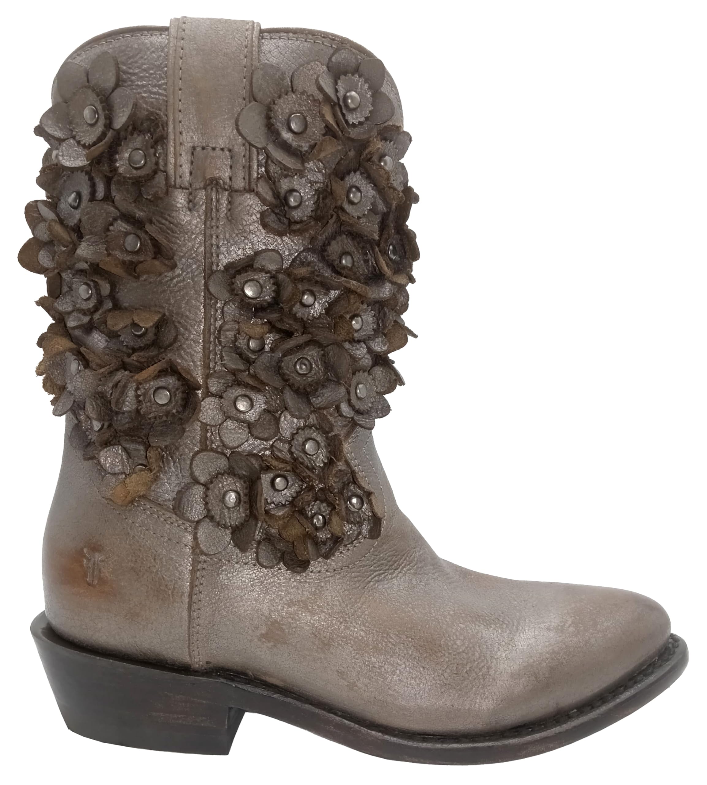 Frye Billy Flower Women's Western Ankle Boot - Stylish Leather Design with Floral Embroidery and Comfortable Fit