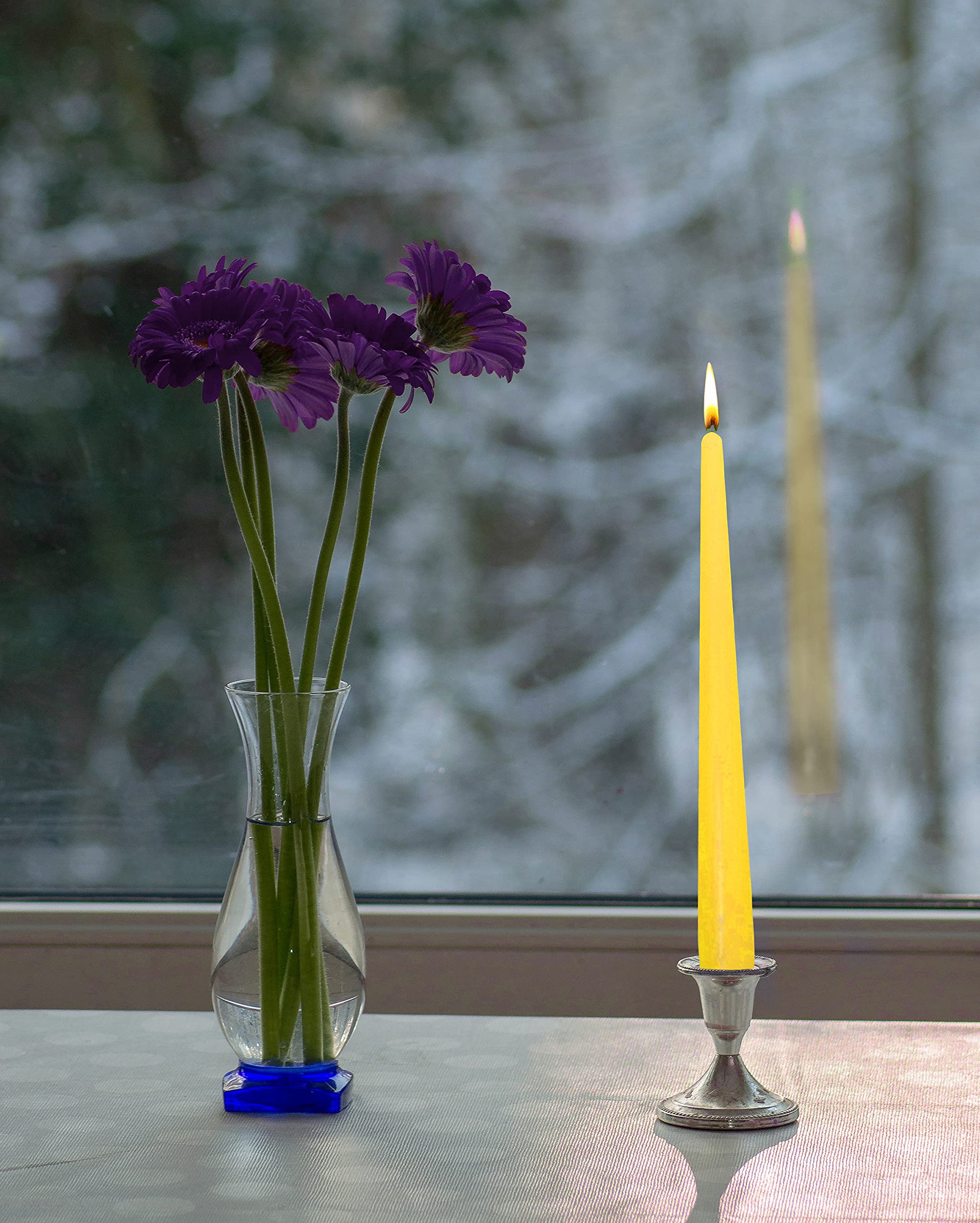 Hyoola - Candele alte coniche, confezione da 100 pezzi