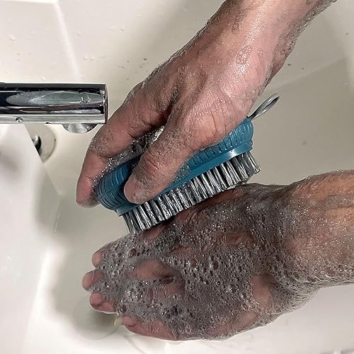 Miniatura 3 de Cepillo de uñas para limpiar las uñas, 1 paquete de cepillos de uñas resistentes para eliminar la suciedad y la pintura, cepillo de uñas de limpieza