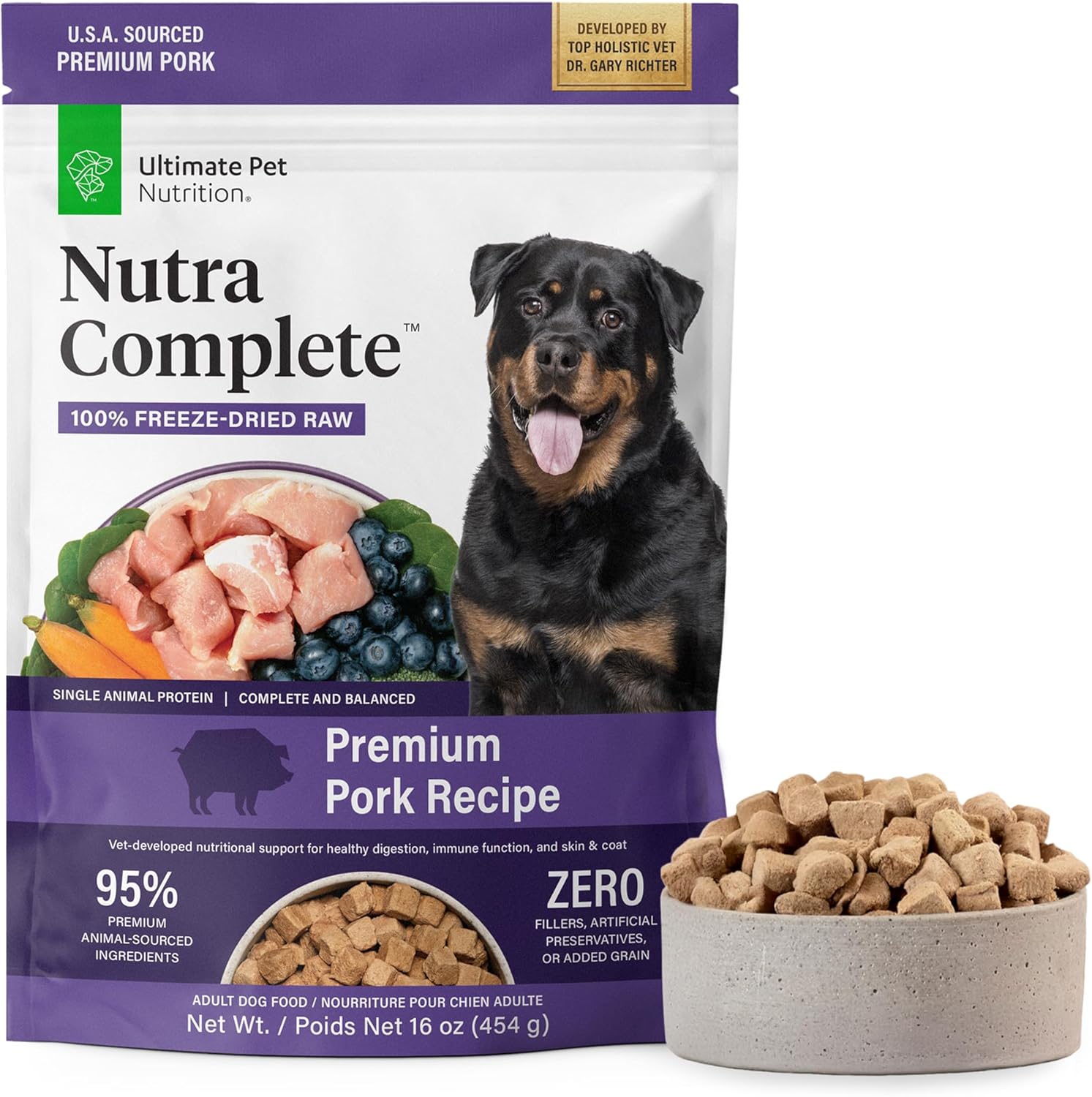 ULTIMATE PET NUTRITION Nutra Complete, 100% Freeze Dried Veterinarian Formula...