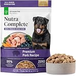 ULTIMATE PET NUTRITION Nutra Compléter, 100% Congeler les aliments pour chiens crus préparés par des vétérinaires séchés avec des antioxydants Prébiotiques et acides aminés (16 oz., Boeuf)