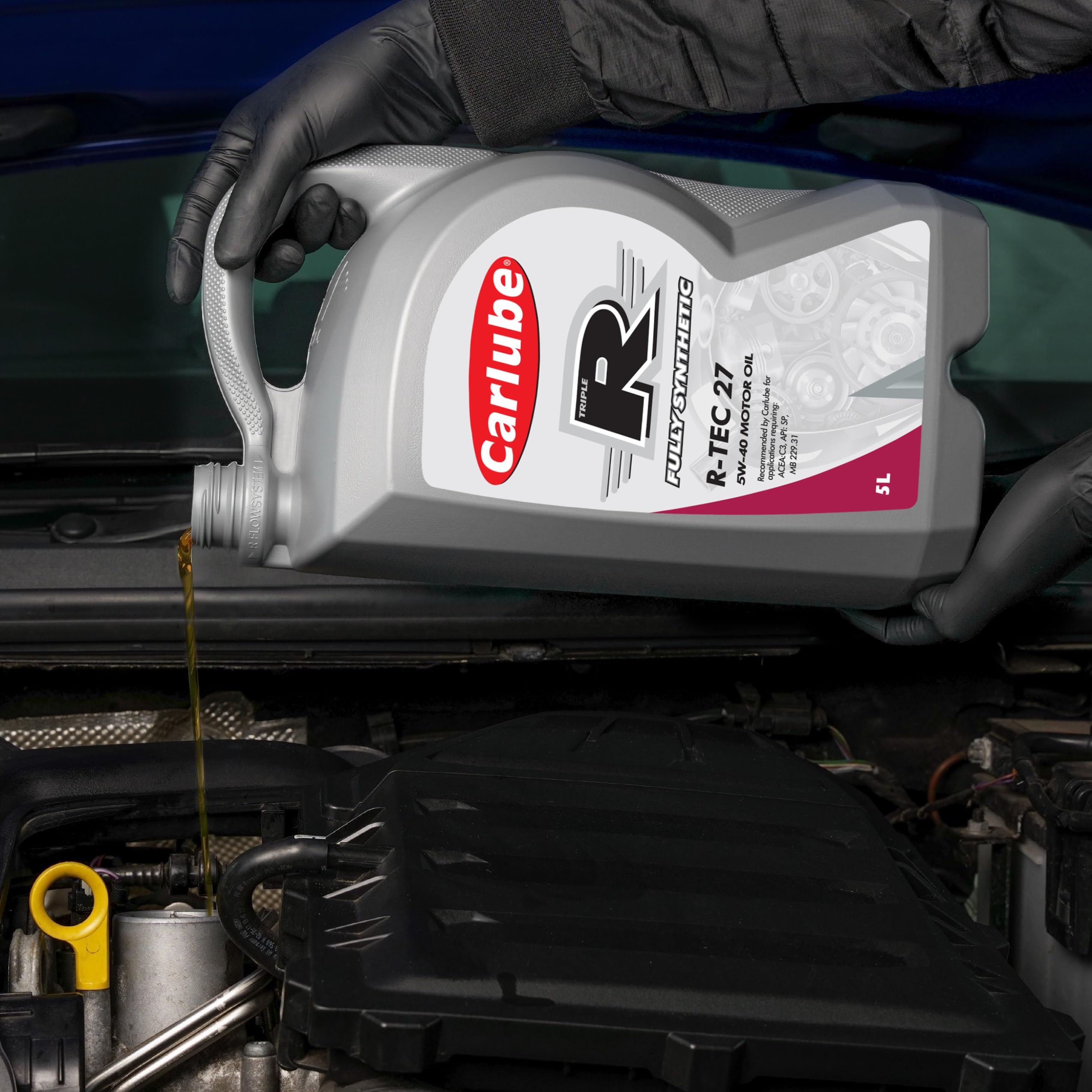 Carlube Triple R 5W-40 C3 Low Saps Totalmente sintético R-TEC 27