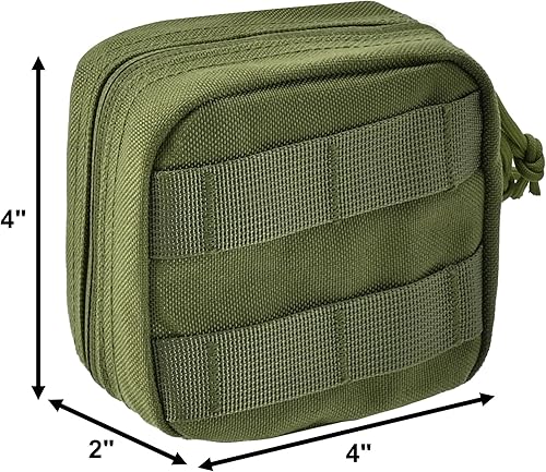 Miniatura 2 de Tactical EDC Micro Molle Utilidad Bolsa Mini Cuchillo Brújula Linterna Tarjeta Bolsa de Almacenamiento Billetera Cinturón de Cintura al aire libre