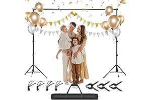 8.5 x 10 ft Photography Backdrop Stand Kit