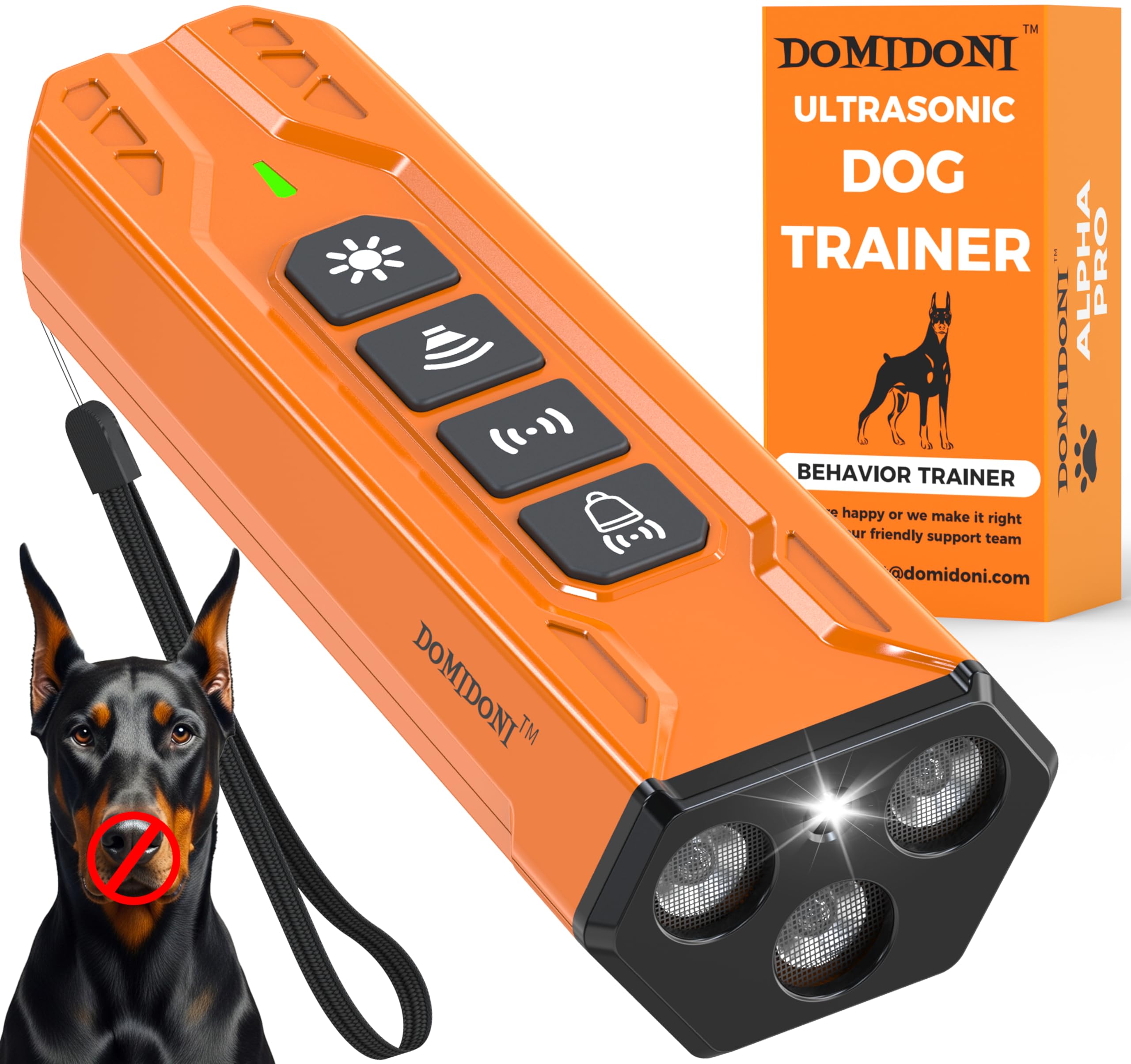 Dog Bark Deterrent Device- 3X Ultrasonic Anti Barking Devices for Dogs, Safe for Dogs & Humans, Portable Barks No More Bark Stopper Dog Training