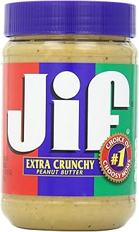 Extra Crunchy Peanut Butter, 28 Ounces (Pack of 10)