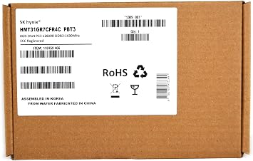 HYNIX 8GB DDR3 PC3-12800 1600MHz ECC REGISTERED CL11 1.5V DUAL RANK 240Pins STANDARD DIMM MEMORY P/N: HMT31GR7CFR4C-PB