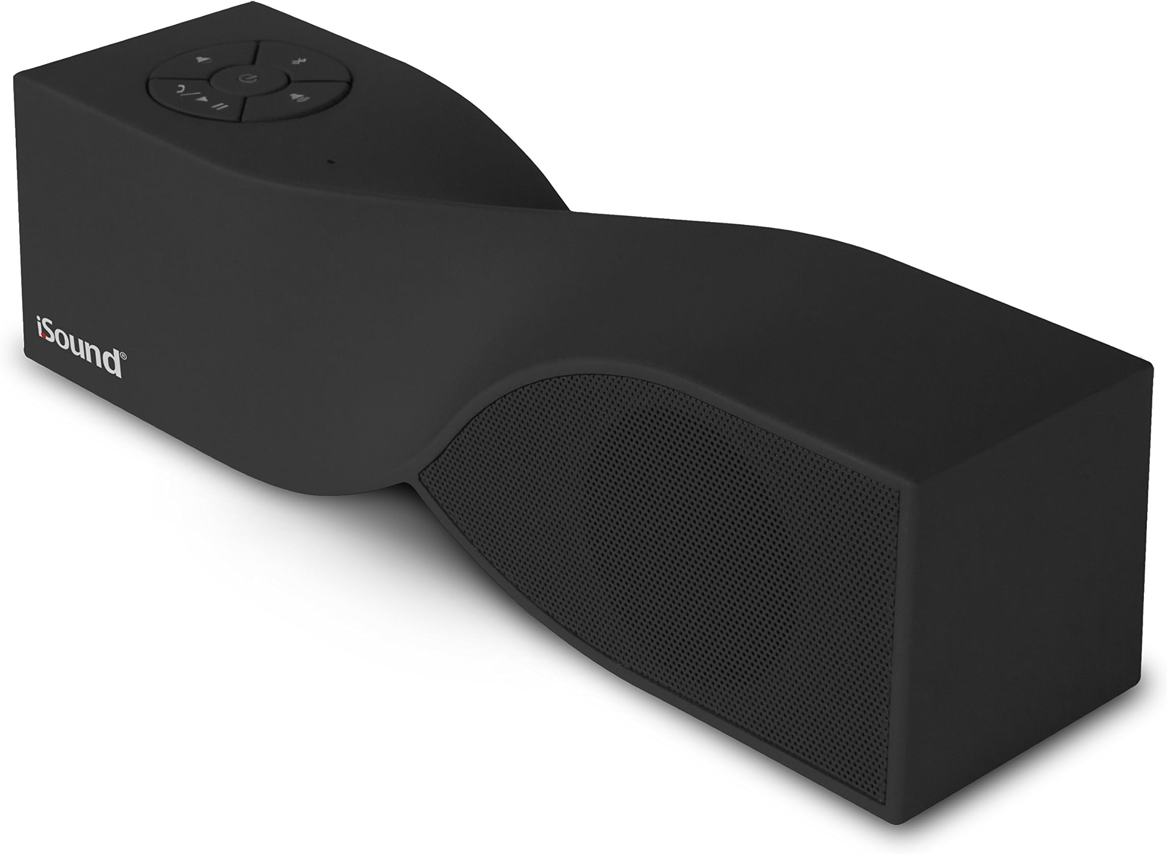 iSound ISOUND-6366 Twist Mini Portable Bluetooth Speaker and Spearkphone (Black)