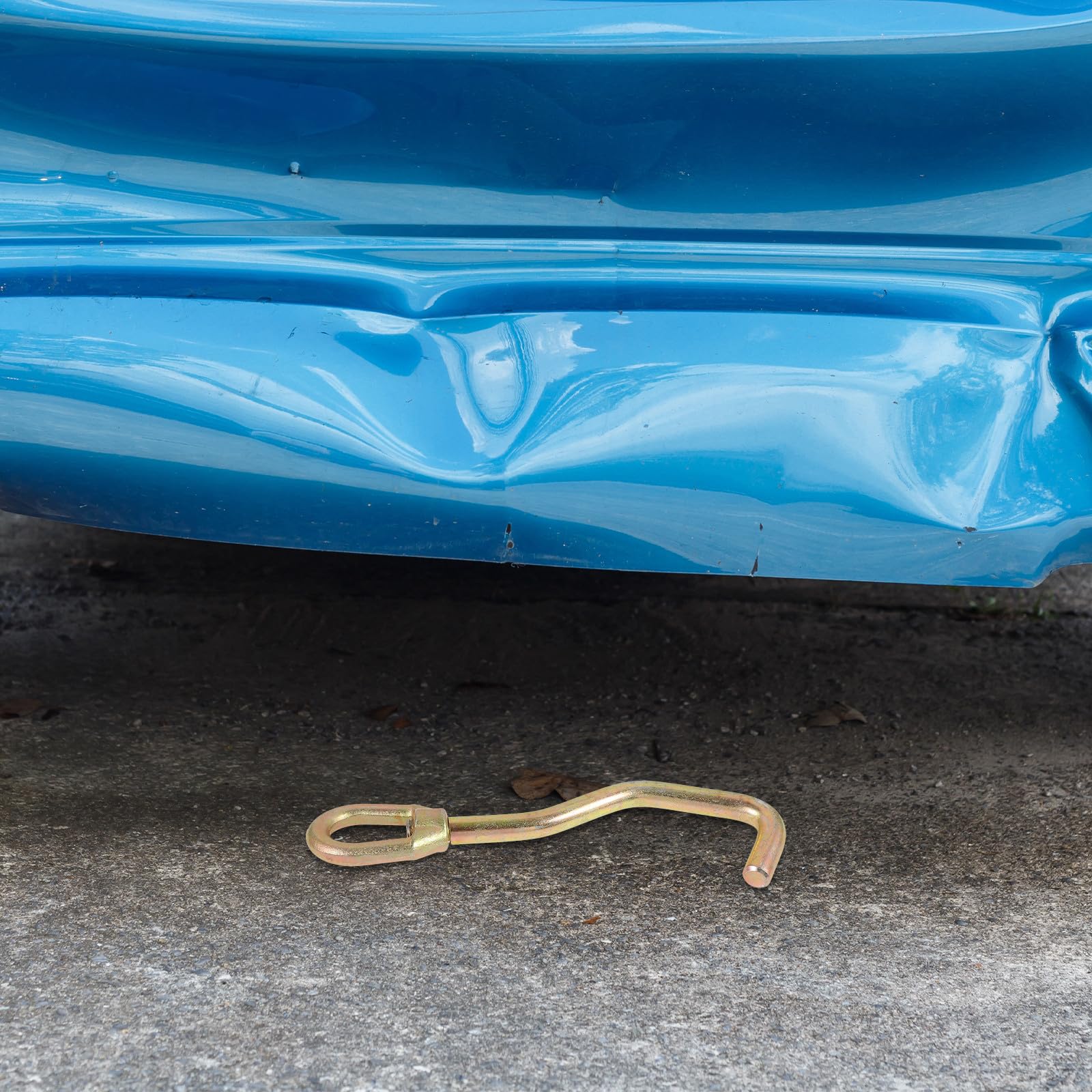 Zerodeko Crochets de Réparation de Carrosserie pour Calibrage de Tôle Tête Ronde de Serpent en Acier Or, Outil Mécanique Auto Polyvalent pour Réparation Automobile
