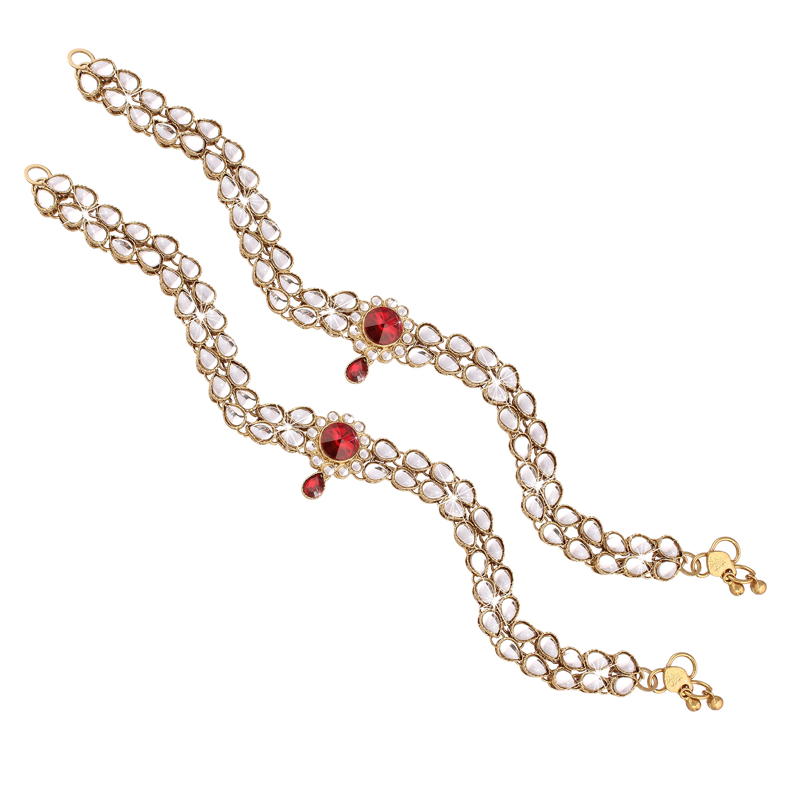 See full amazon price history chart for I Jewels Traditional Gold Plated Kundan Payal Anklets Jewellery for Women & Girls (A014R) I Jewels Traditional Gold Plated Kundan Payal Anklets Jewellery for Women & Girls (A014R) (B01MR3MGKI) Amazon Price History, Amazon Price Tracker