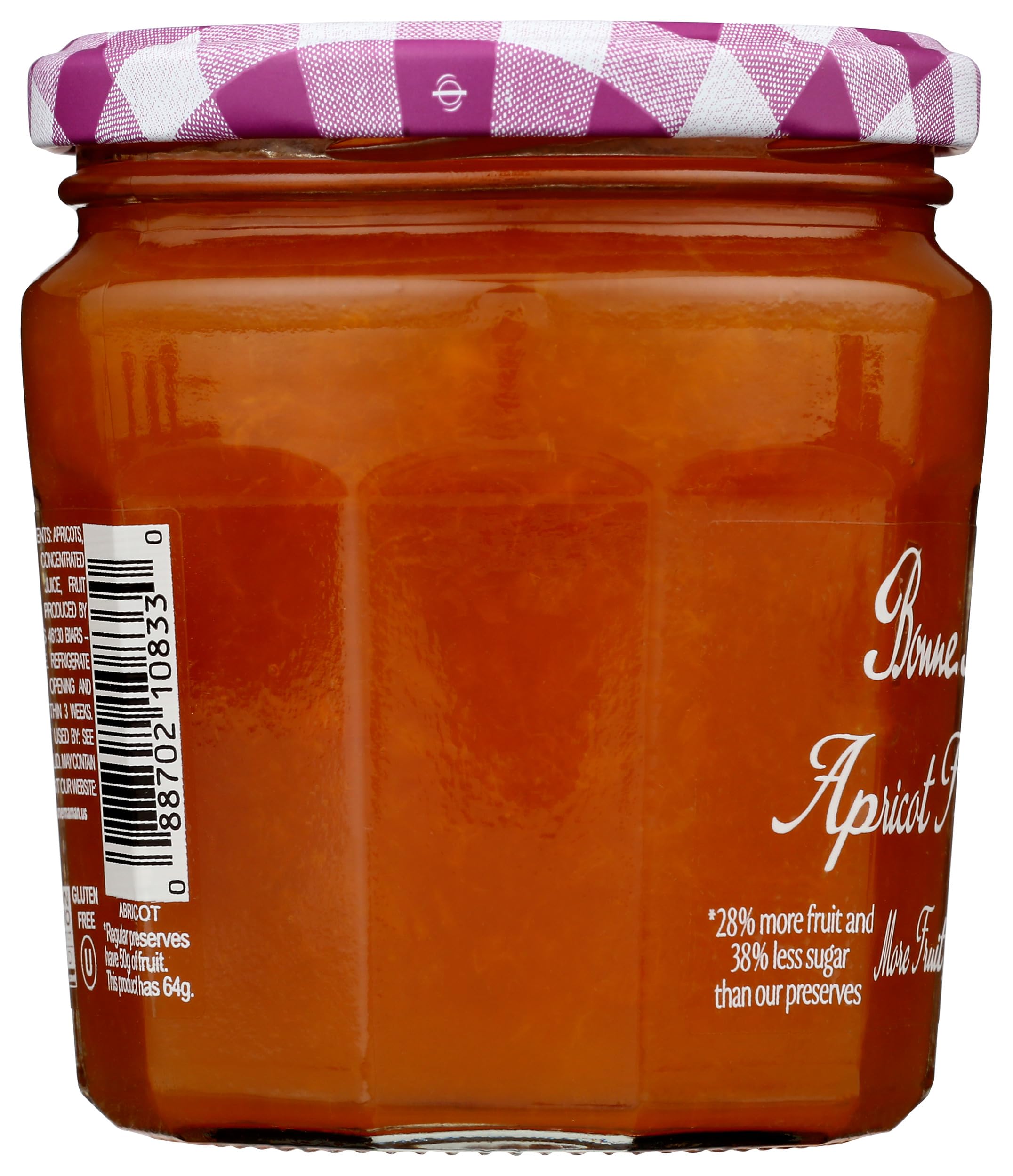 Amazon.com: Bonne Maman, Fruit Spread Apricot More Fruit Less