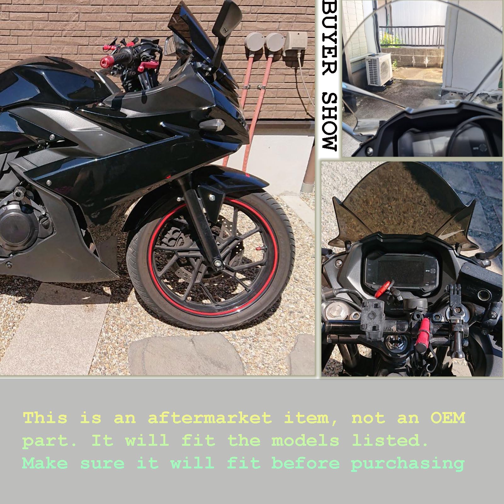 Amazon | SHINKXMT オートバイ用ウインドシールド スズキ GSX250R GSX