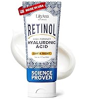 Vista 11 de LilyAna Naturals Crema Facial Anti-Edad con Retinol para Mujeres – Crema Antiarrugas y Reafirmante para el Cuello, Humectante de Retinol para Rostro