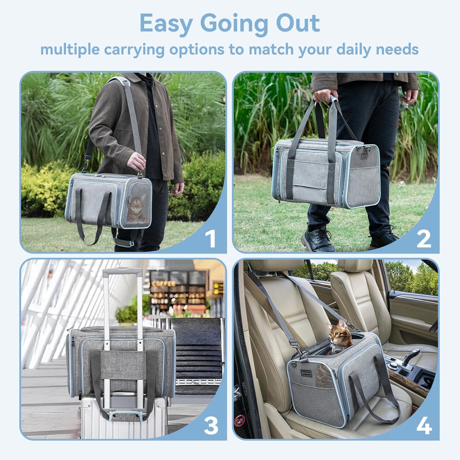 Travel in Style: Review of the Petsfit Expandable Cat & Dog Carrier