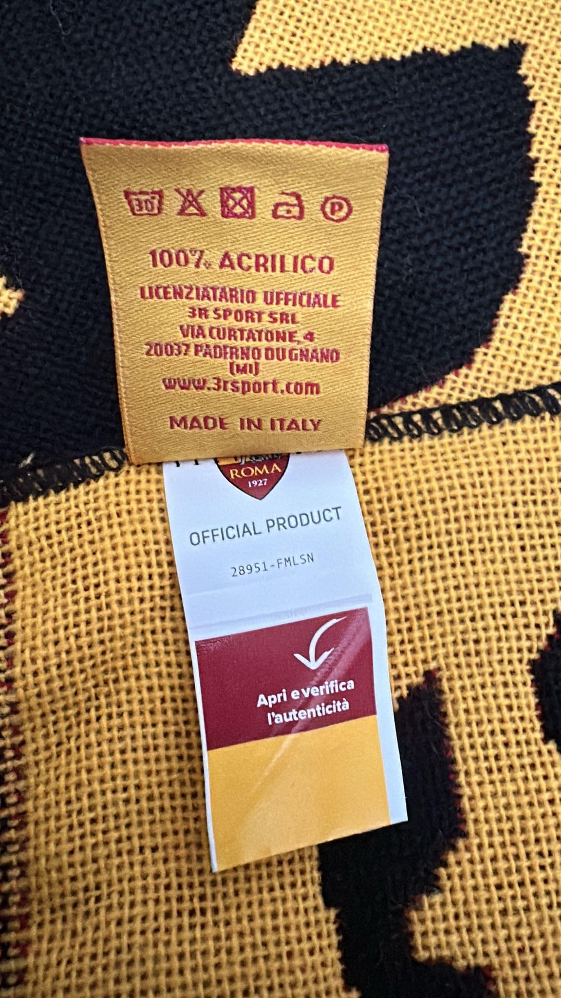 SCIARPA ROMAAA UFFICIALE BUFANDA OFFICIAL