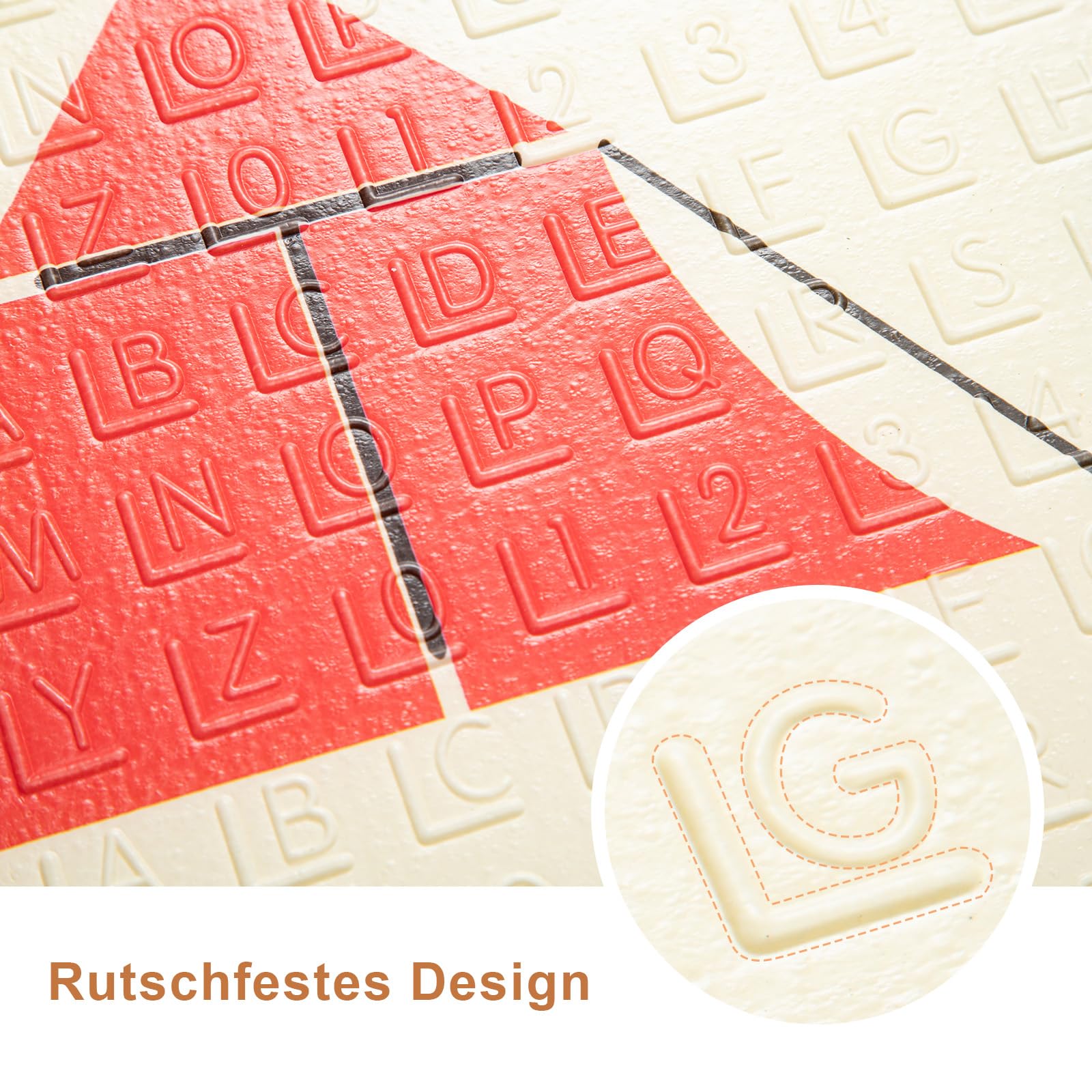 Faltbare Baby-Spielmatte – Extra große, wasserdichte Krabbelmatte aus weichem Schaumstoff, rutschfeste und tragbare Bodenspielmatte für Säuglinge und Kleinkinder (A - 180 x 200 cm)