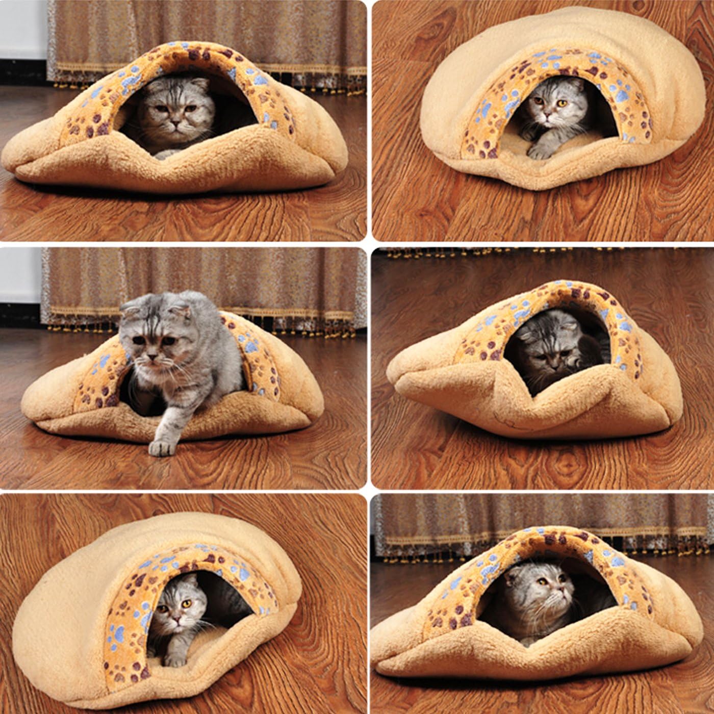 review Alfie Pet - Gin Cat Sleeping Cave Bed - Color: Cantaloupe, Size: S
