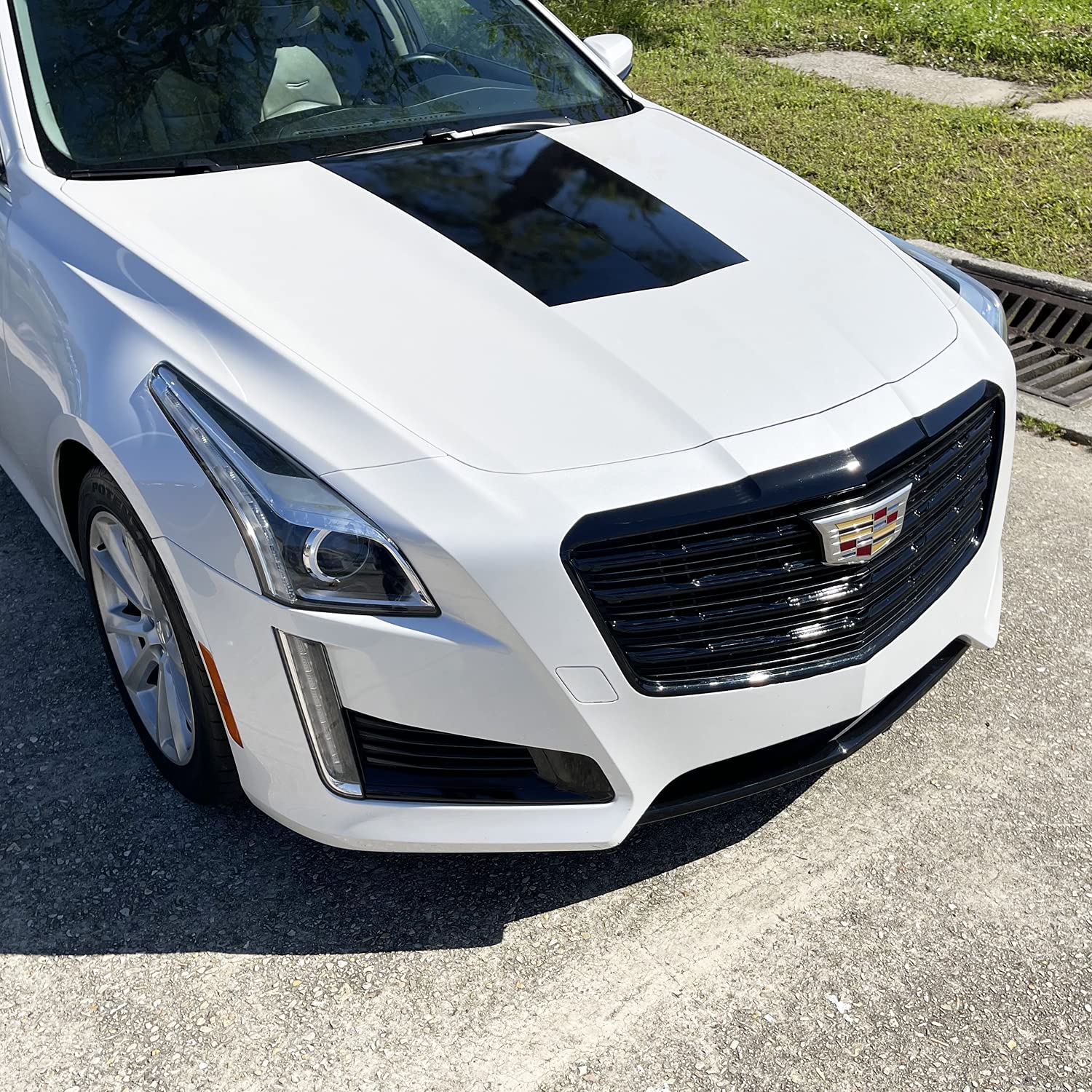 Superposición De Vinilo Para Eliminar El Cromo En Manijas De Puerta De Cadillac CTS (2014-2019) – Precortado Y Fácil De Poner