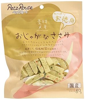 お出掛け用おやつ　各種 Amazon | ペッツルート 犬用おやつ おじゃがなささみ お徳用80g