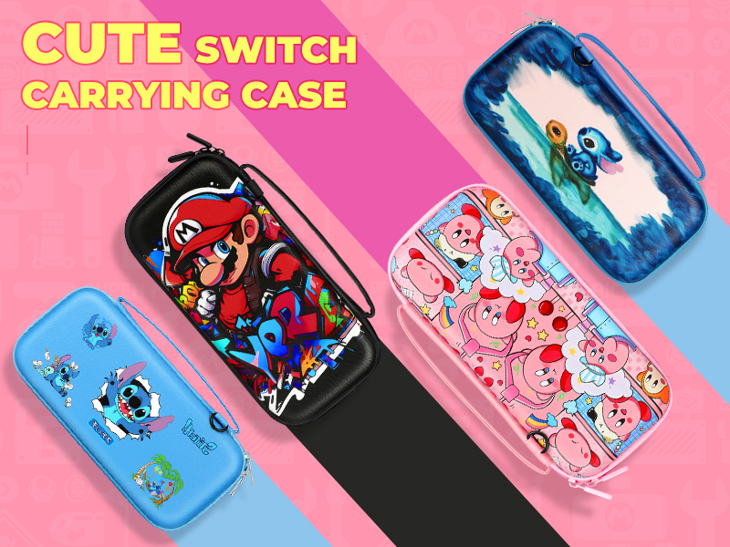 Koecya Carrying Case for Nintendo Switch/Switch OLED Travel Carry