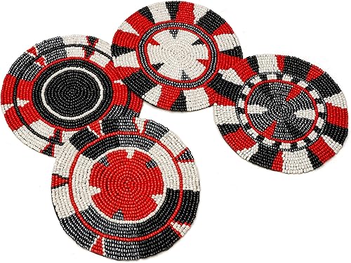 URBANHUT Posavasos para bebidas o mesa de café, bonito juego de posavasos de comedor para decoración de casa y oficina, para casa de campo, sala de