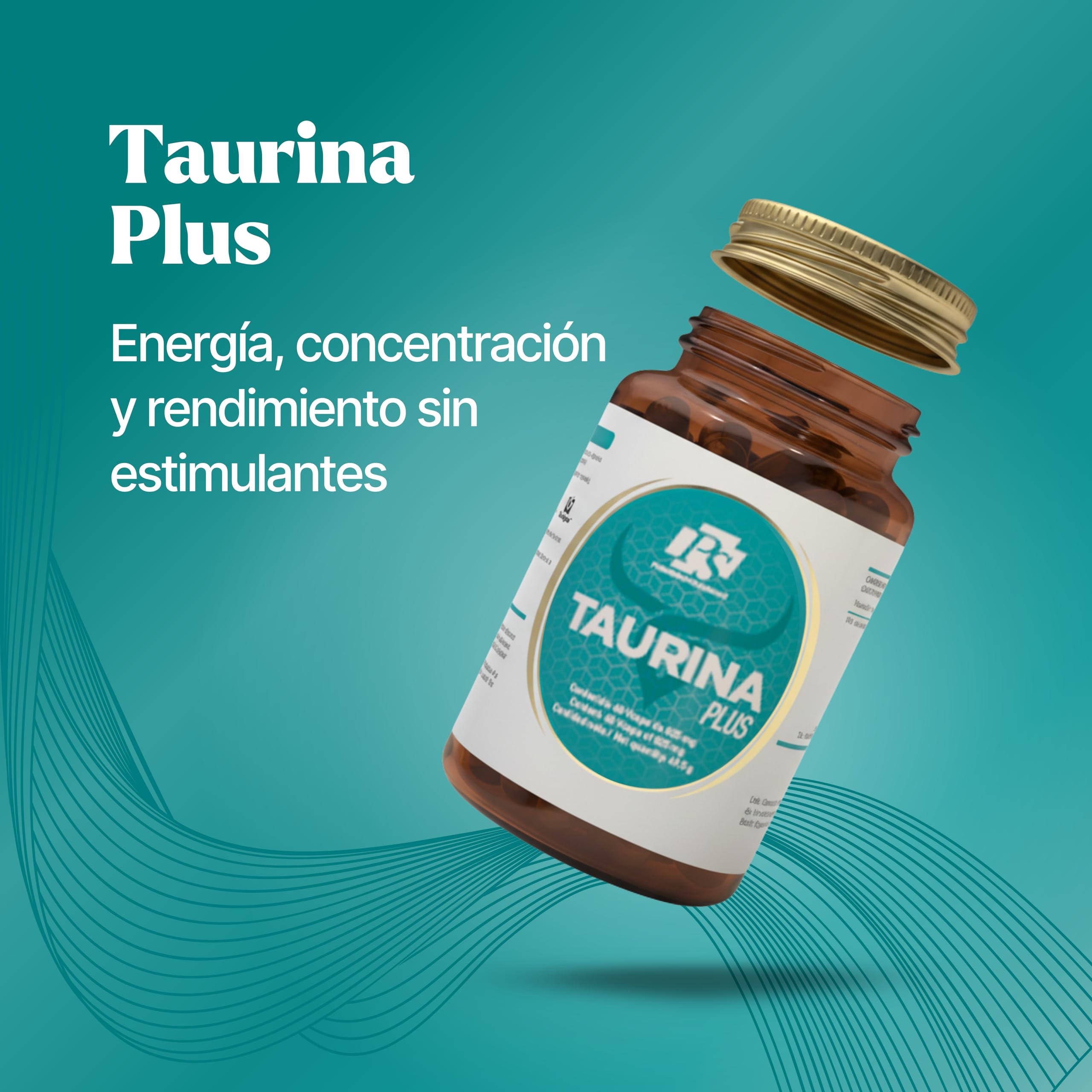 PS Taurina Plus PACK 3x2 - L-Taurina 2000 mg por Dosis Diaria (500 mg por Cápsula), Aminoácido Deportivo para Rendimiento Físico y Energía | 180 Cápsulas Vegetales