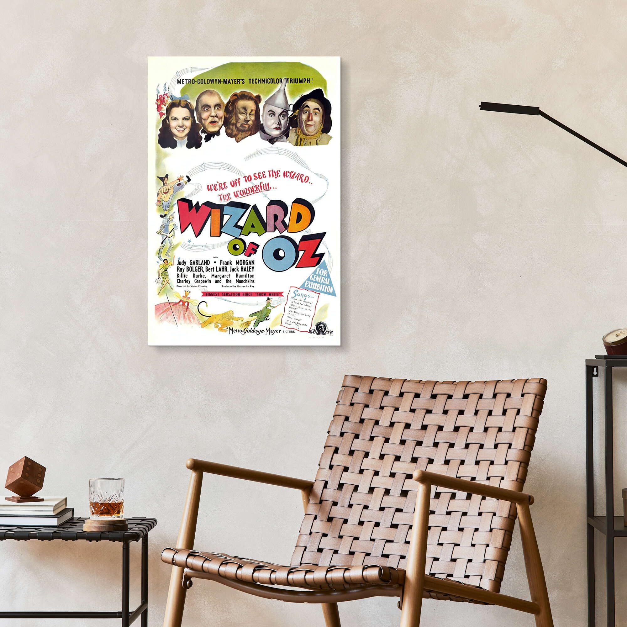 Posterlounge Der Zauberer von Oz (englisch) Acrylglasbild | 40 x 60 cm von Vintage Entertainment Collection Wandbilder Wanddeko