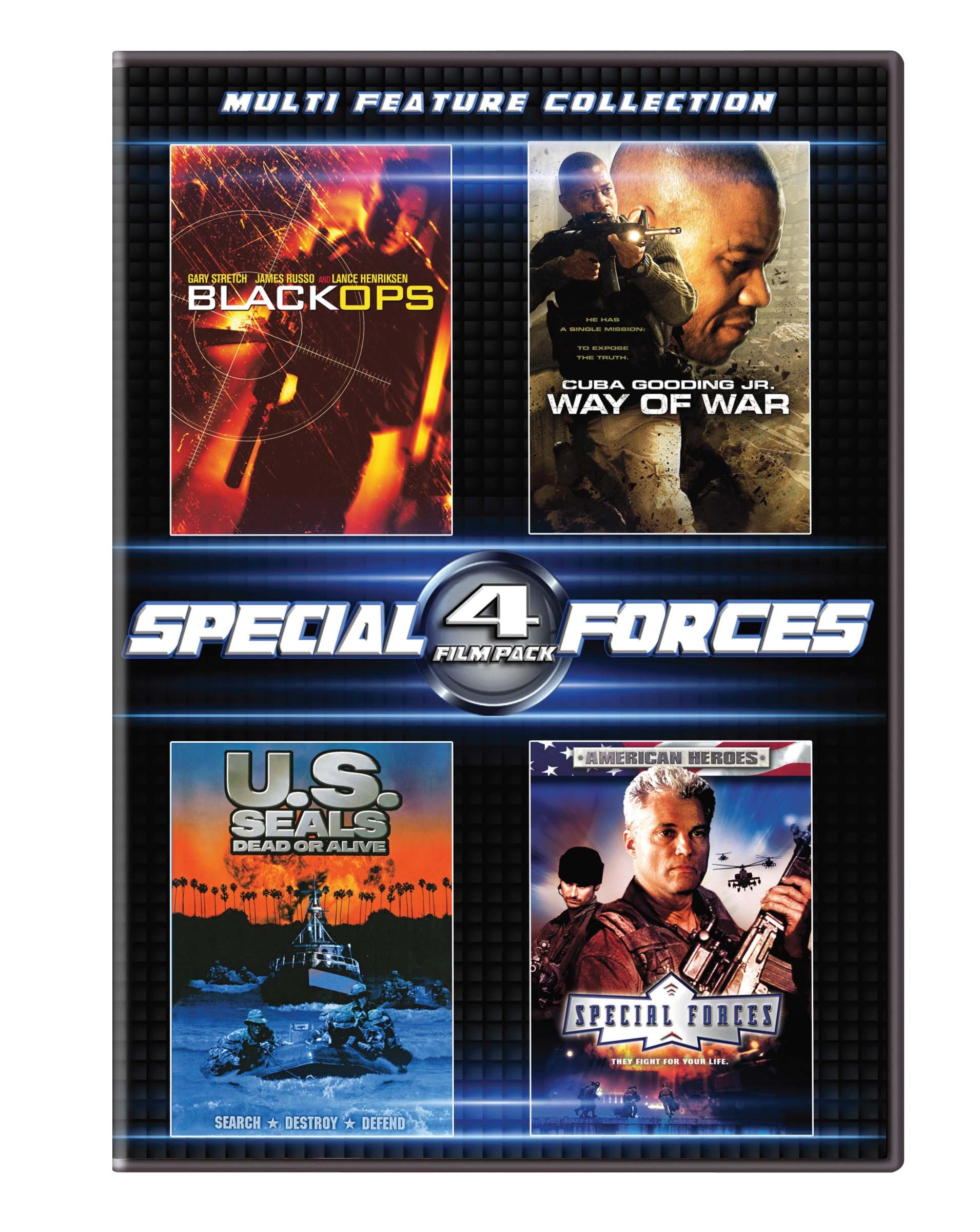 4 Film Special Forces Set para tus noches de cine en casa con amigos
