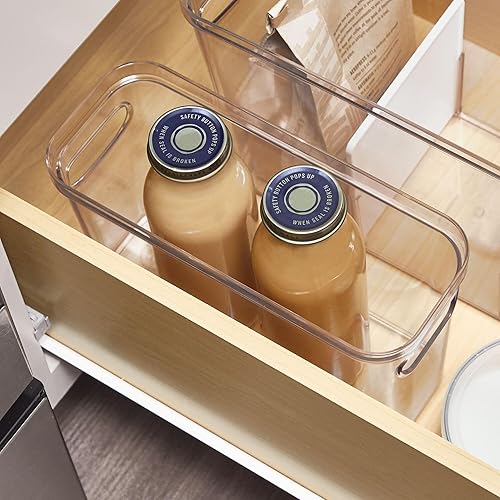 Miniatura 7 de iDesign Crisp - Contenedor de almacenamiento para nevera y despensa con asas, contenedor para alimentos, bebidas, organización de productos, sin