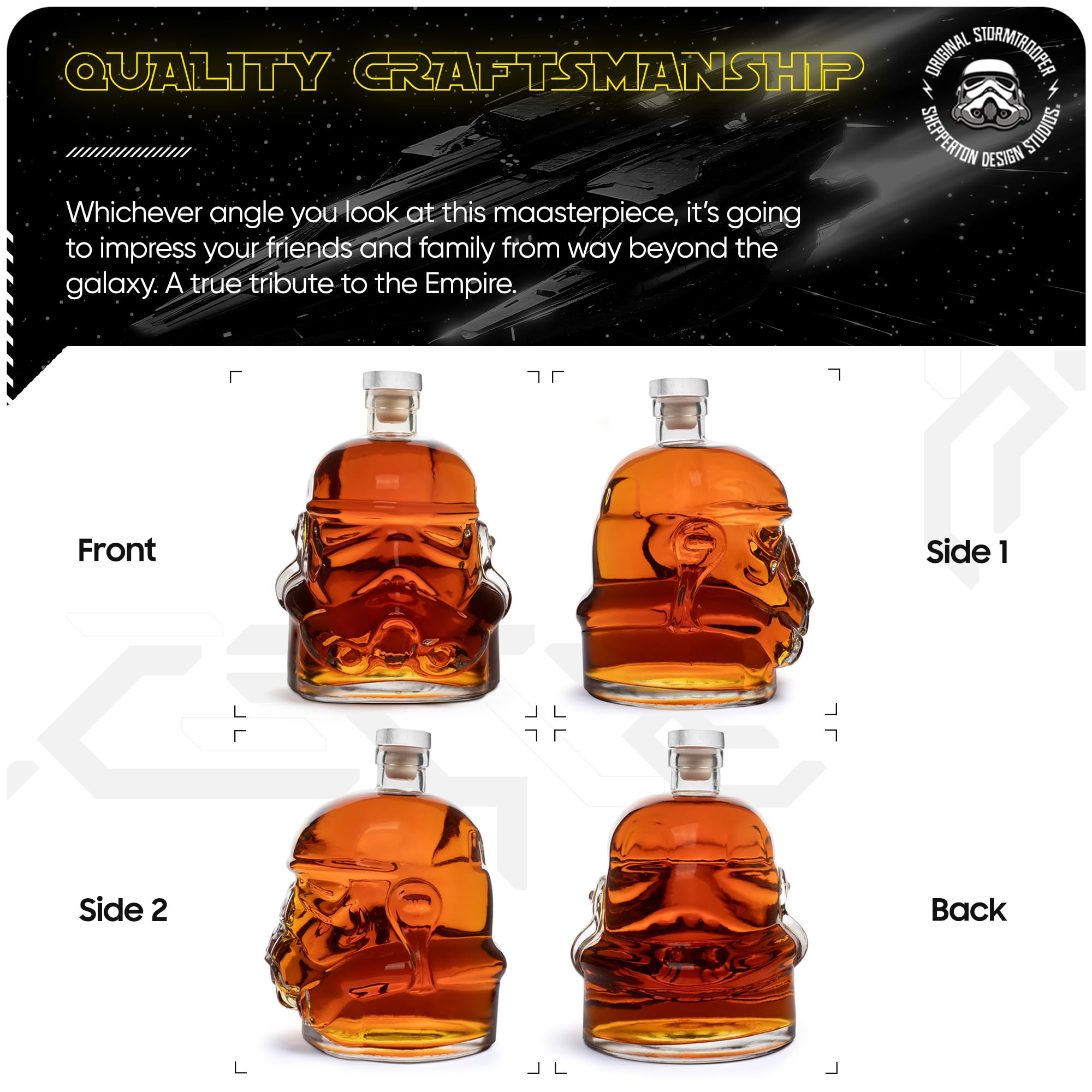 Shepperton Design Studios Karafka Stormtrooper, 0.75 l