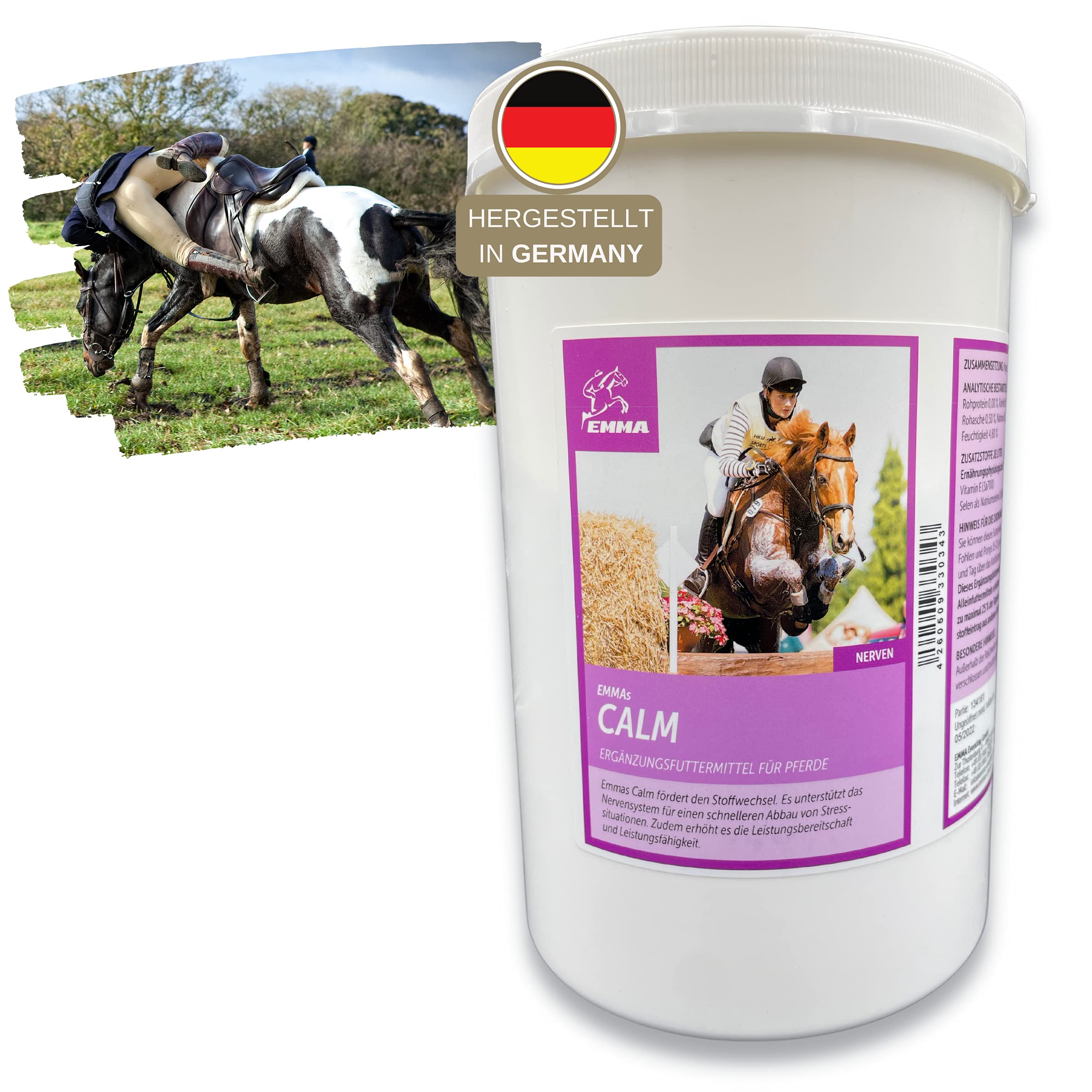 Buy EMMA® Horse supplements magnesium I Calmer for horses plus Vitamin