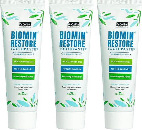 Dr. Collins Biomin Tooth Sensitivity Toothpaste (3 Count)