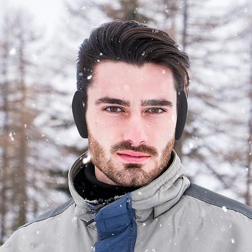 Miniatura 5 de SATINIOR 6 pares de orejeras de forro polar sin banda para las orejas, fundas de invierno unisex