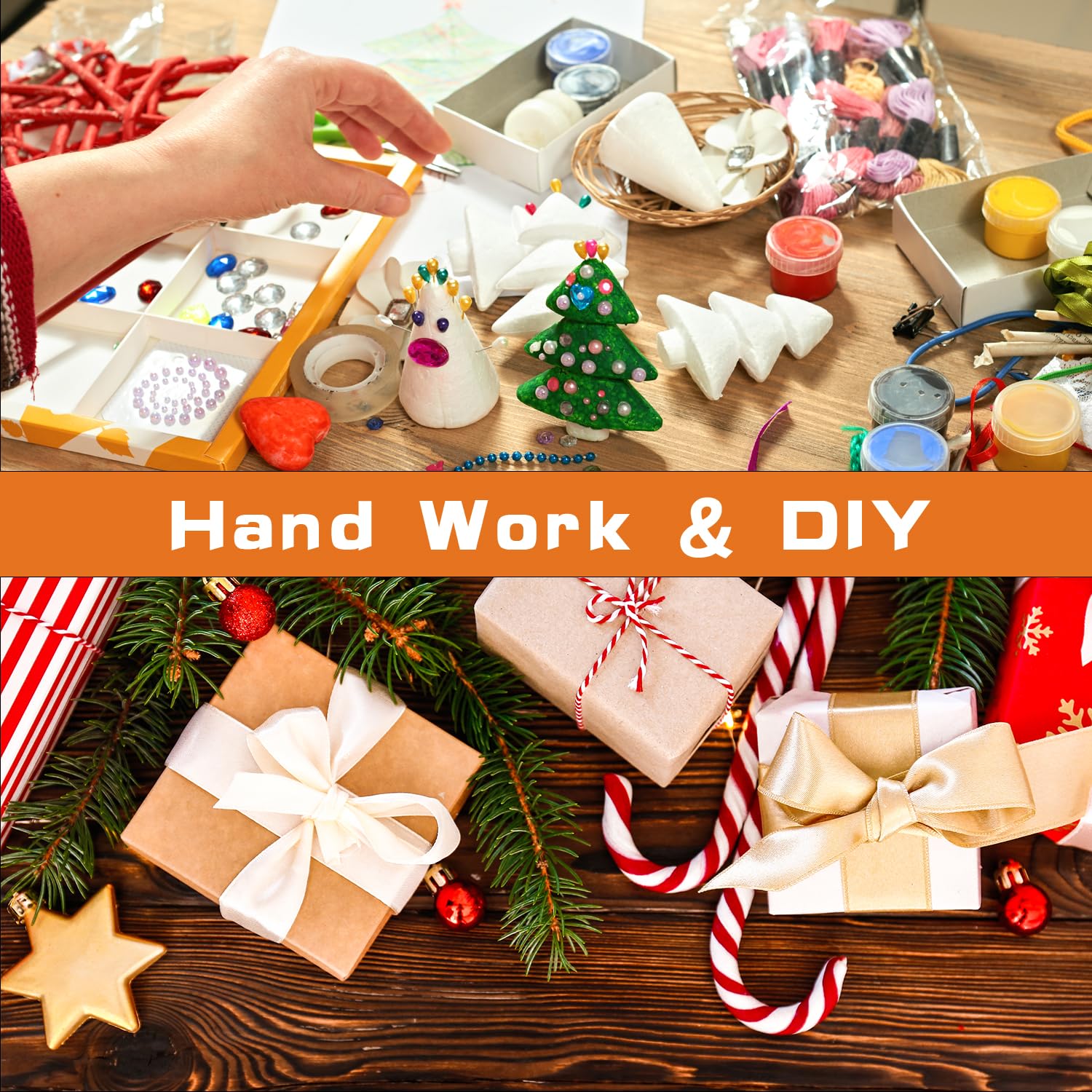 Andiker 25mm Pastilles Adhésive Double Face, Autocollants De Mèche De Bougie, Très Collantes