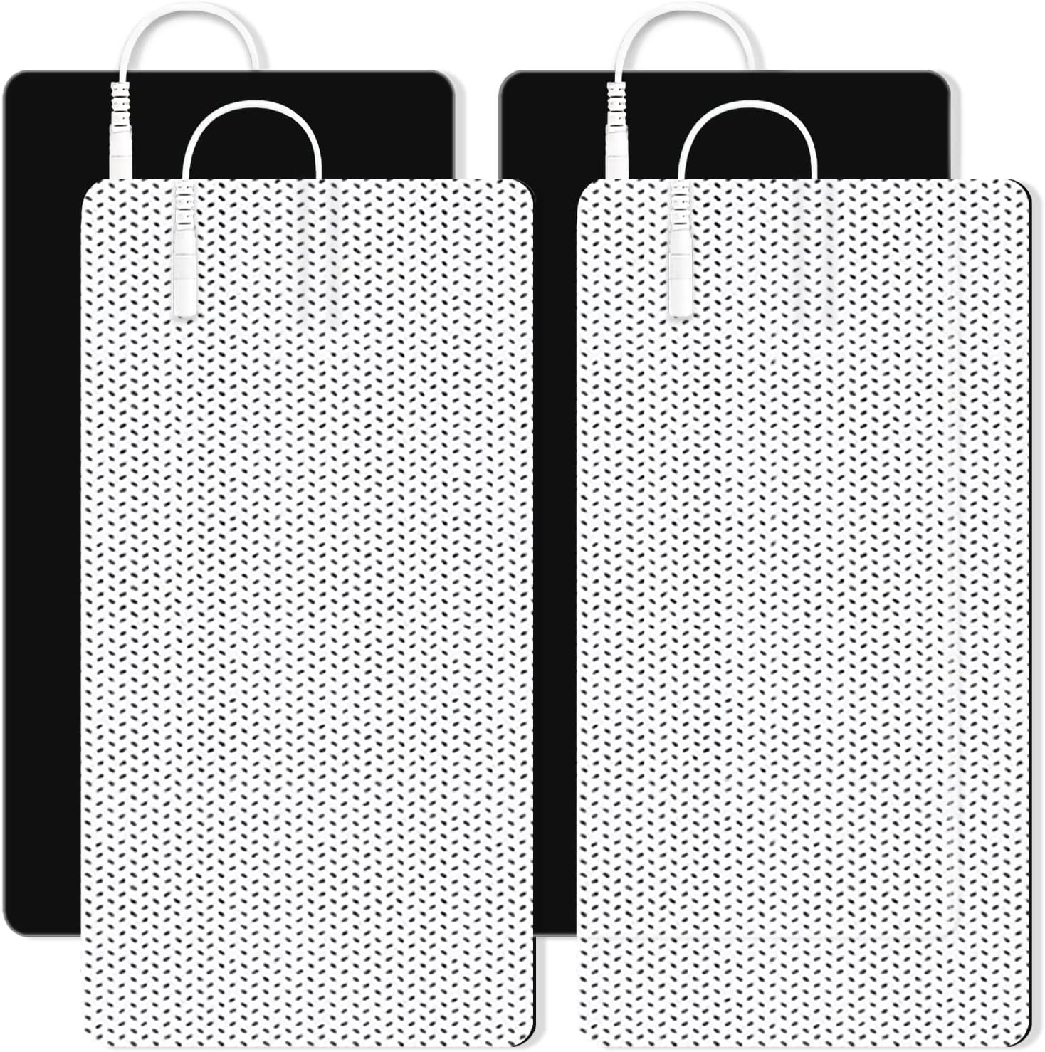 TENS Unit Replacement Pads for Waist and Lower Back Pain Relief 4X8" Large TE...