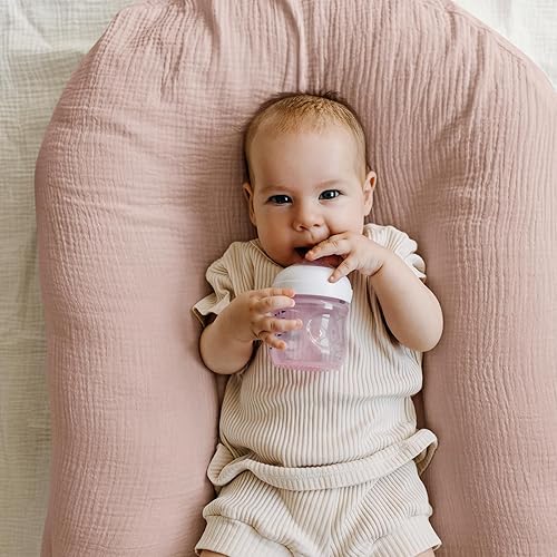 Miniatura 10 de Juego de sábanas bajeras de moisés de muselina, paquete de 2 para bebé niño y niña, juego de sábanas suaves y transpirables elásticas para bebé,