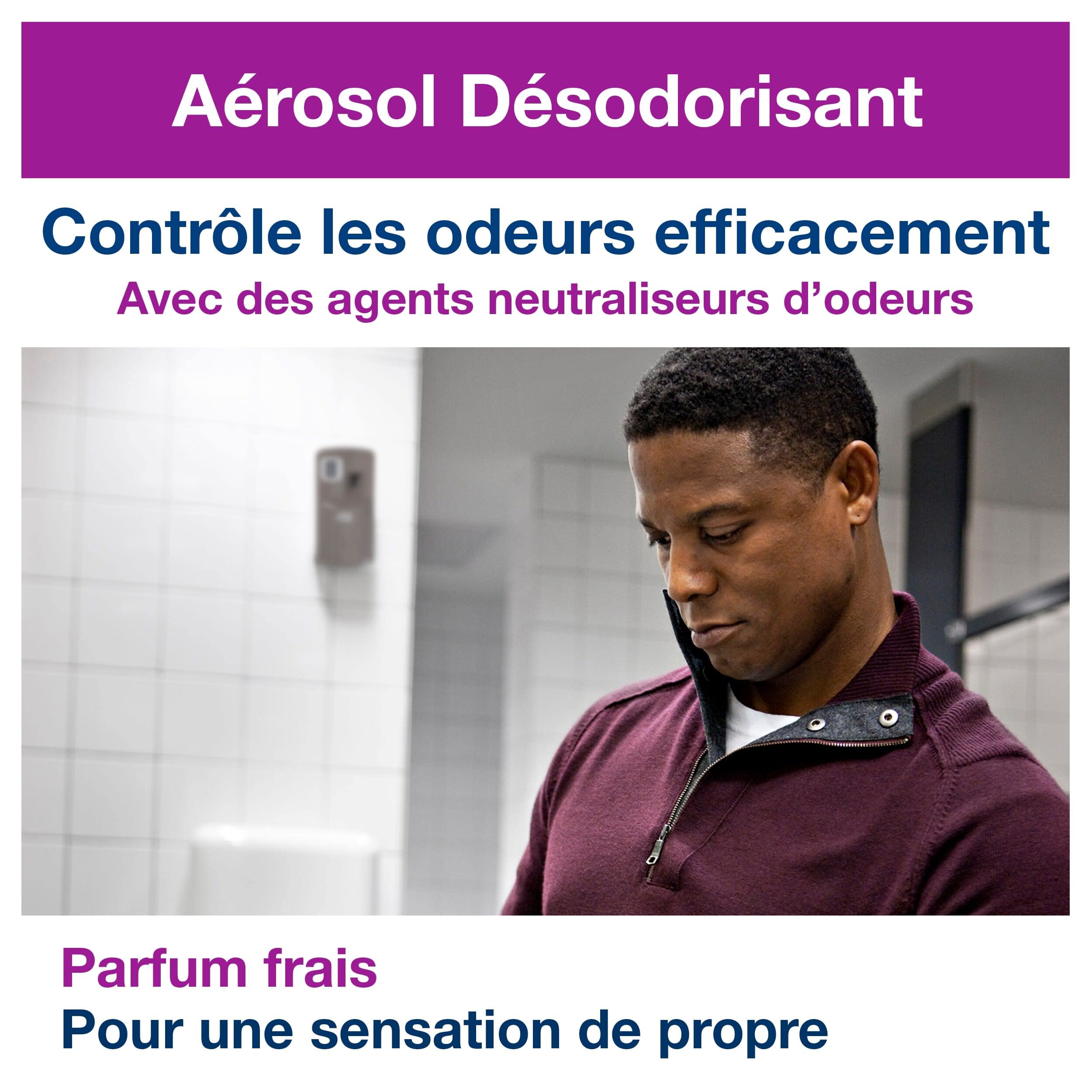 Tork 562000 Distributeur pour aérosol désodorisant A1 - Design Elevation - Blanc